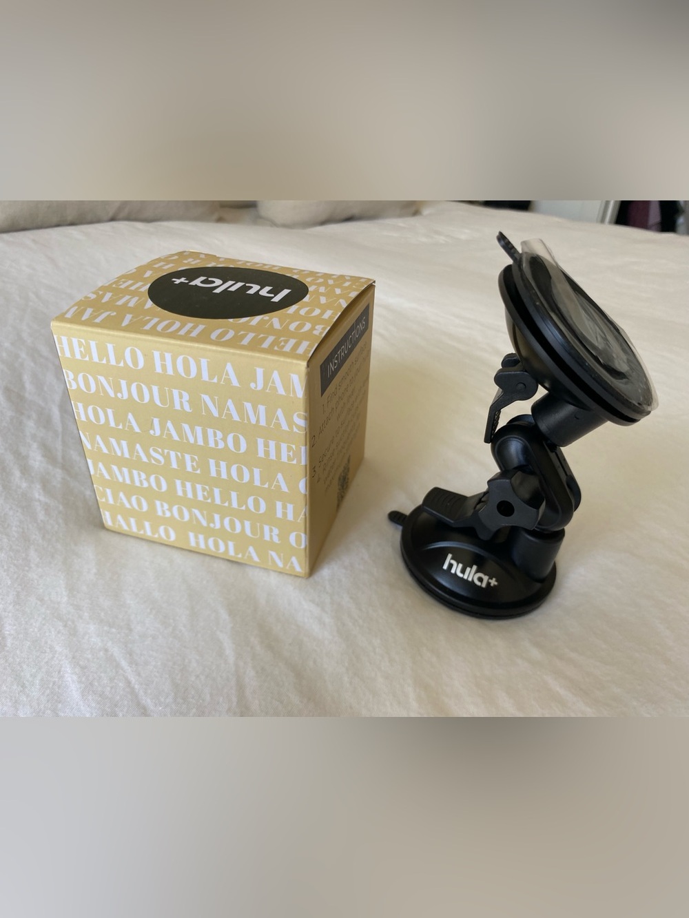 Hula+ Suction Mount Phone Holder in Black